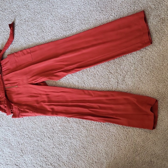 Rust color jumpsuit - Picture 3 of 9